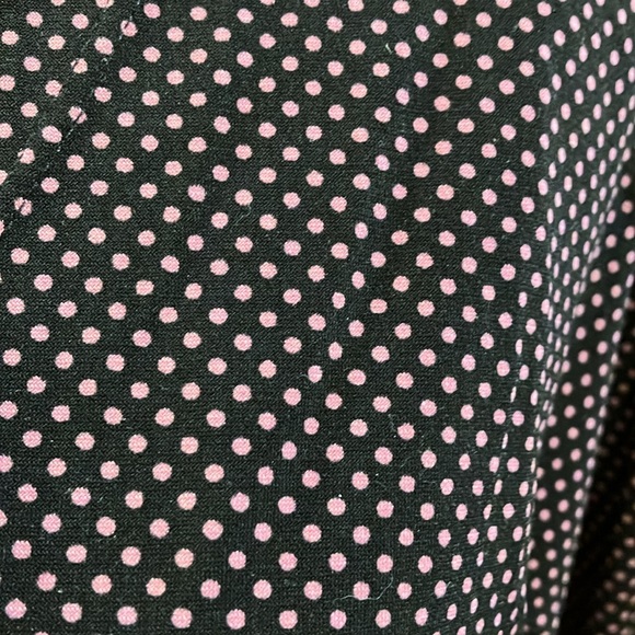 Maternity top navy dotted top sz XL - Picture 3 of 9